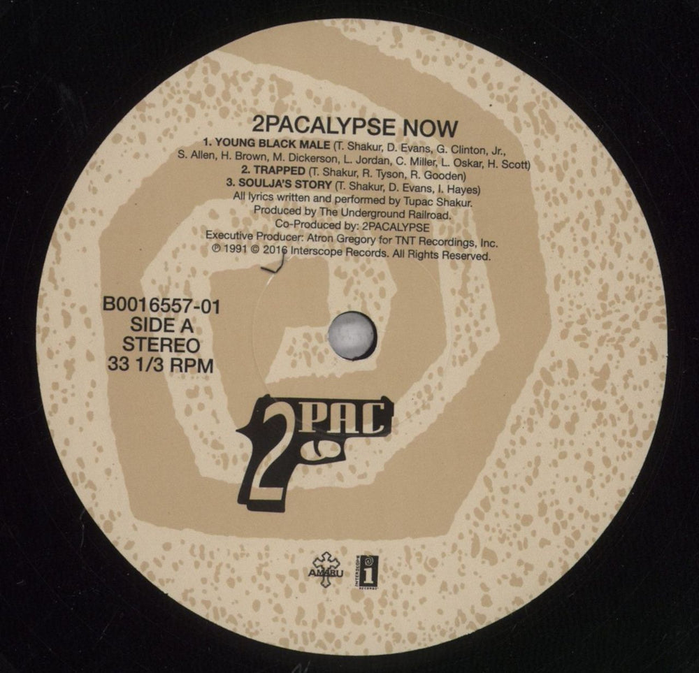 2Pac 2Pacalypse Now US 2-LP vinyl record set (Double LP Album) 2PC2LPA840649