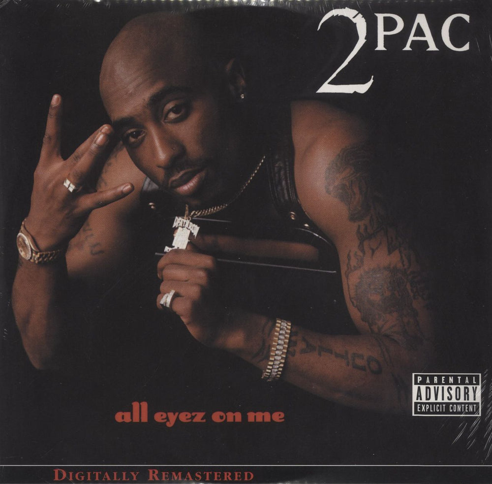 2Pac All Eyez On Me - Sealed UK 4-LP vinyl album record set DRR-LP-63097