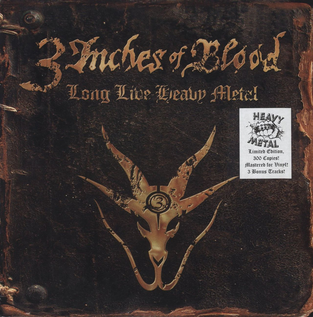 3 Inches of Blood Long Live Heavy Metal - Sealed UK 2-LP vinyl record set (Double LP Album) GCR20200-1