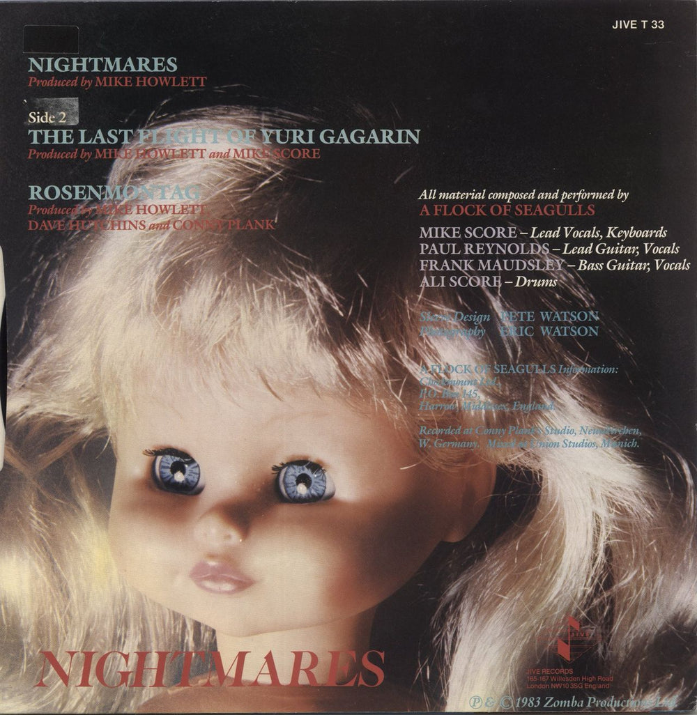A Flock Of Seagulls Nightmares UK 12" vinyl single (12 inch record / Maxi-single)