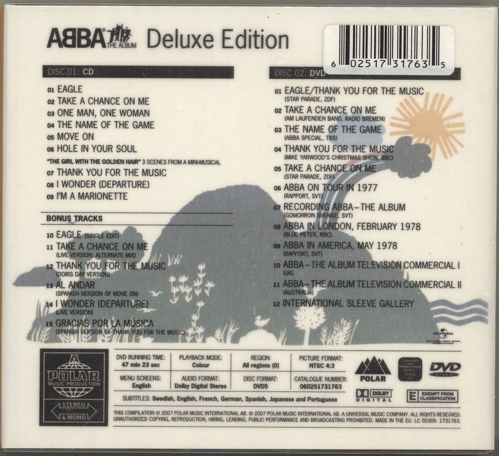 Abba ABBA The Album - Deluxe Edition UK 2-disc CD/DVD set ABB2DAB652074