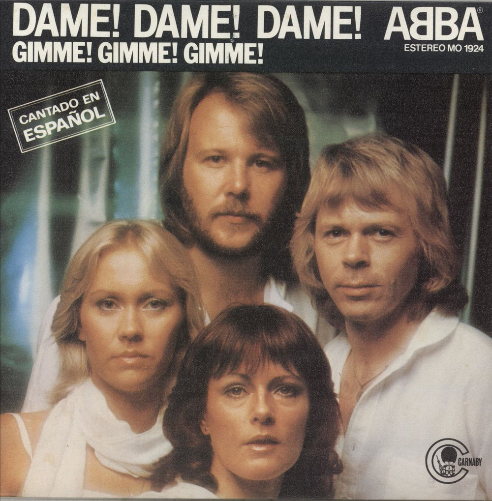 Abba Dame! Dame! Dame! Spanish 7" vinyl single (7 inch record / 45) MO1924