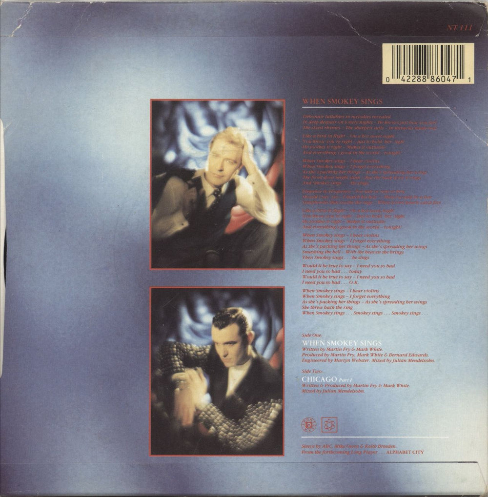 ABC When Smokey Sings UK 7" vinyl single (7 inch record / 45) 042288860471