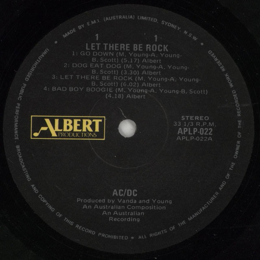 AC/DC Let There Be Rock - Gatefold - EX Australian vinyl LP album (LP record) ACDLPLE867275