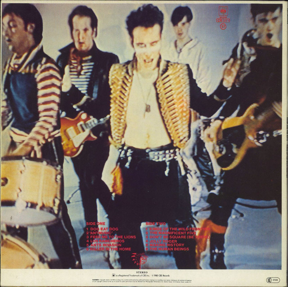 Adam & The Ants Kings Of The Wild Frontier + Catalogue UK vinyl LP album (LP record)