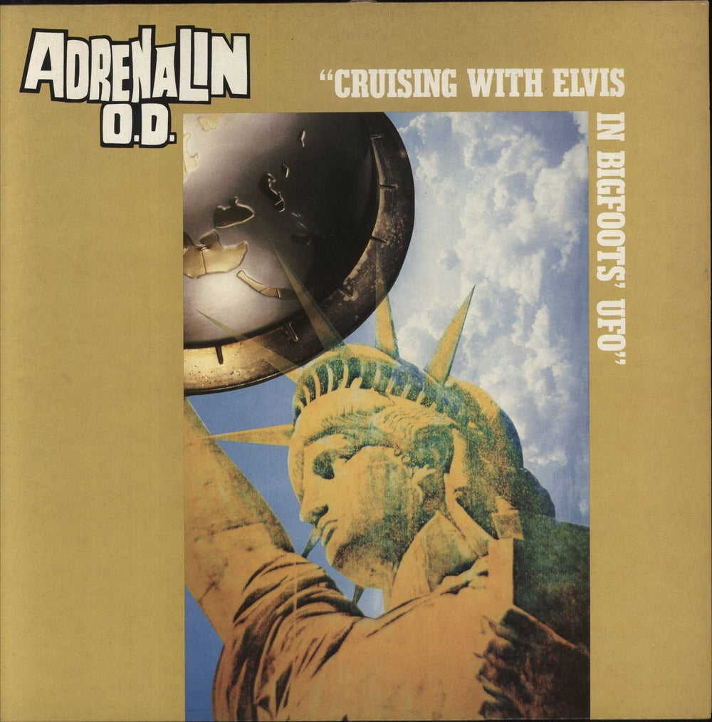 Adrenalin O.D Cruising With Elvis In Bigfoots' UFO French vinyl LP album (LP record) JUST12M