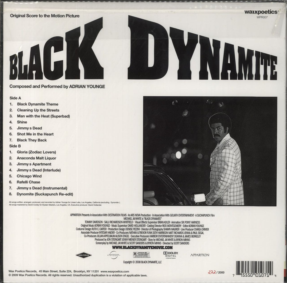 Adrian Younge Black Dynamite (Original Score To The Motion Picture) US vinyl LP album (LP record) 795550010714