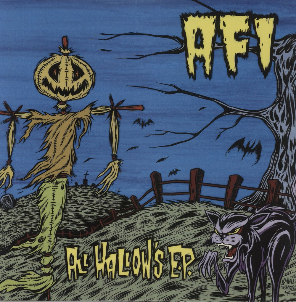 AFI All Hallow's E.P. - Orange Vinyl US 10" vinyl single (10 inch record) NTO-36717-01