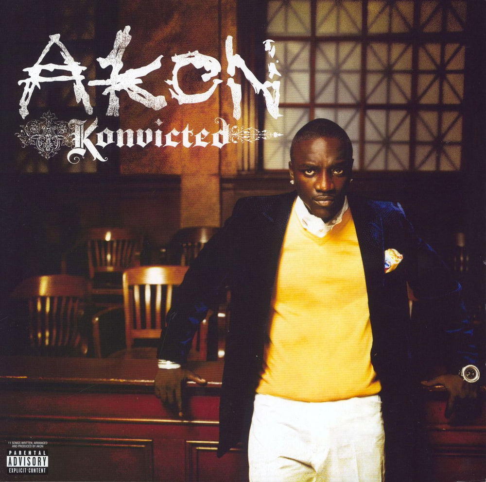 Akon Konvicted - 180g UK 2-LP vinyl record set (Double LP Album) 00602438539970