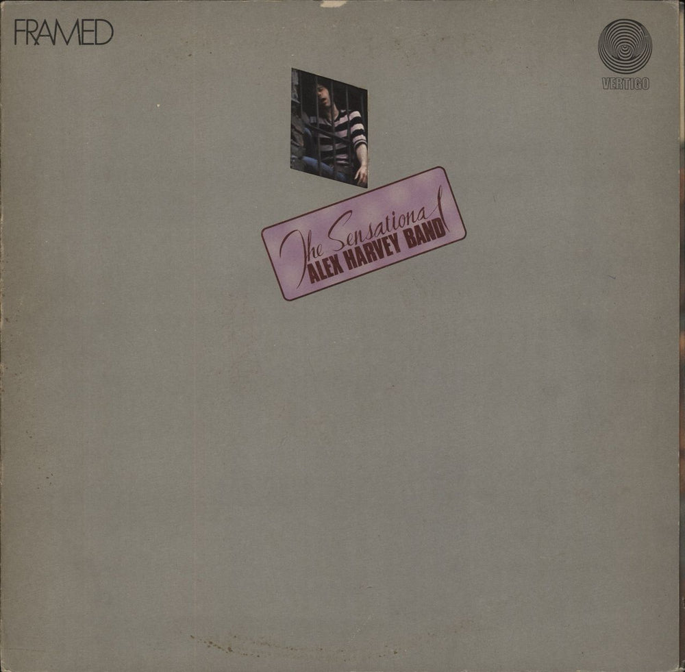 Alex Harvey (UK) Framed - 2nd - VG UK vinyl LP album (LP record) 6360081