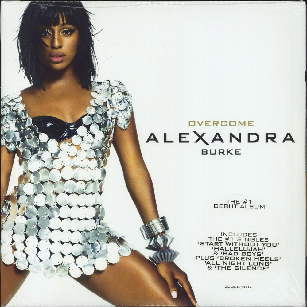 Alexandra Burke Overcome - 180gm White Vinyl - Sealed UK 2-LP vinyl record set (Double LP Album) COOKLP816