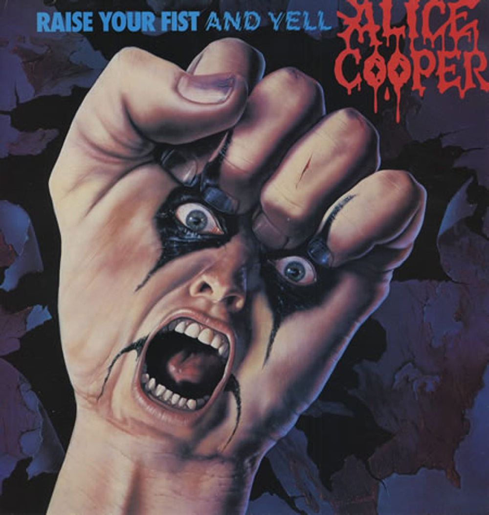 Alice Cooper Raise Your Fist And Yell UK vinyl LP album (LP record) MCF3392