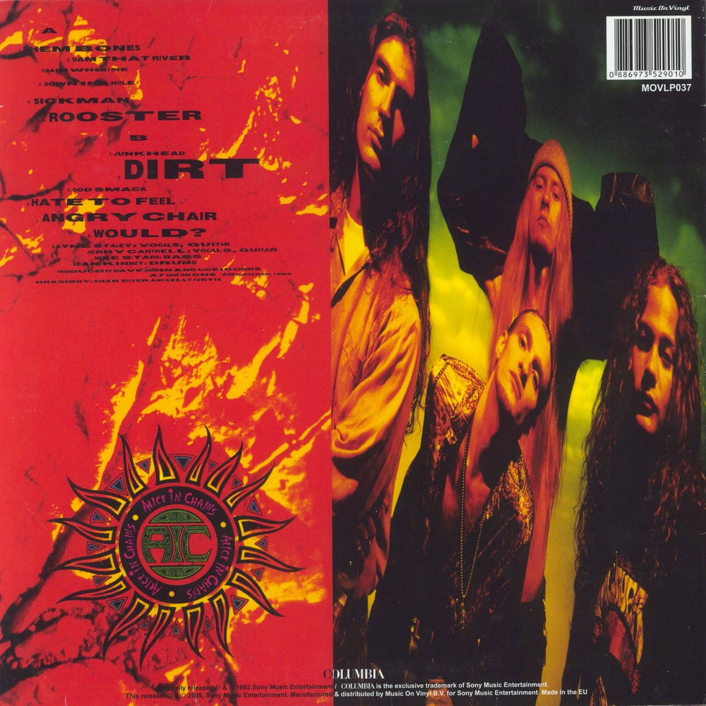Alice In Chains Dirt - 180gm - VG UK vinyl LP album (LP record) 886973529010