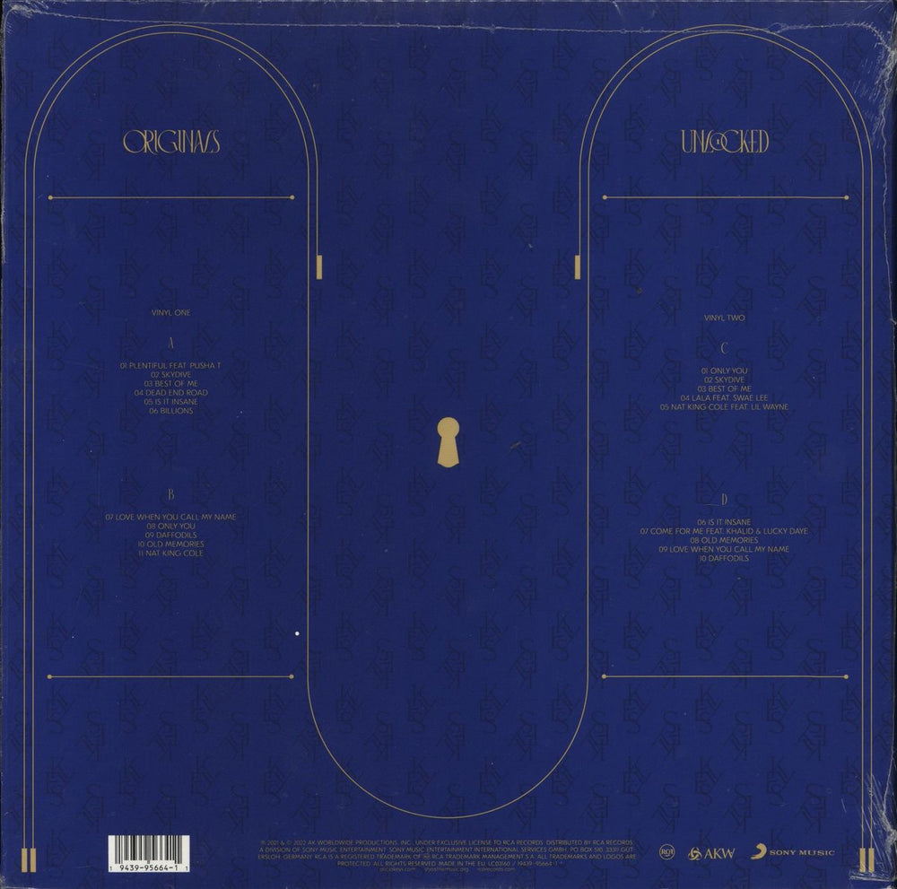 Alicia Keys Keys UK 2-LP vinyl record set (Double LP Album) 194399566411