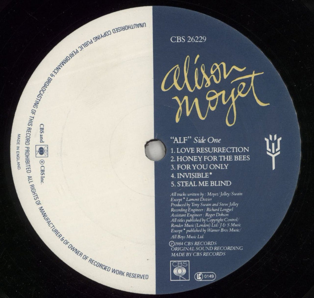 Alison Moyet Alf - EX UK vinyl LP album (LP record) MOYLPAL238261