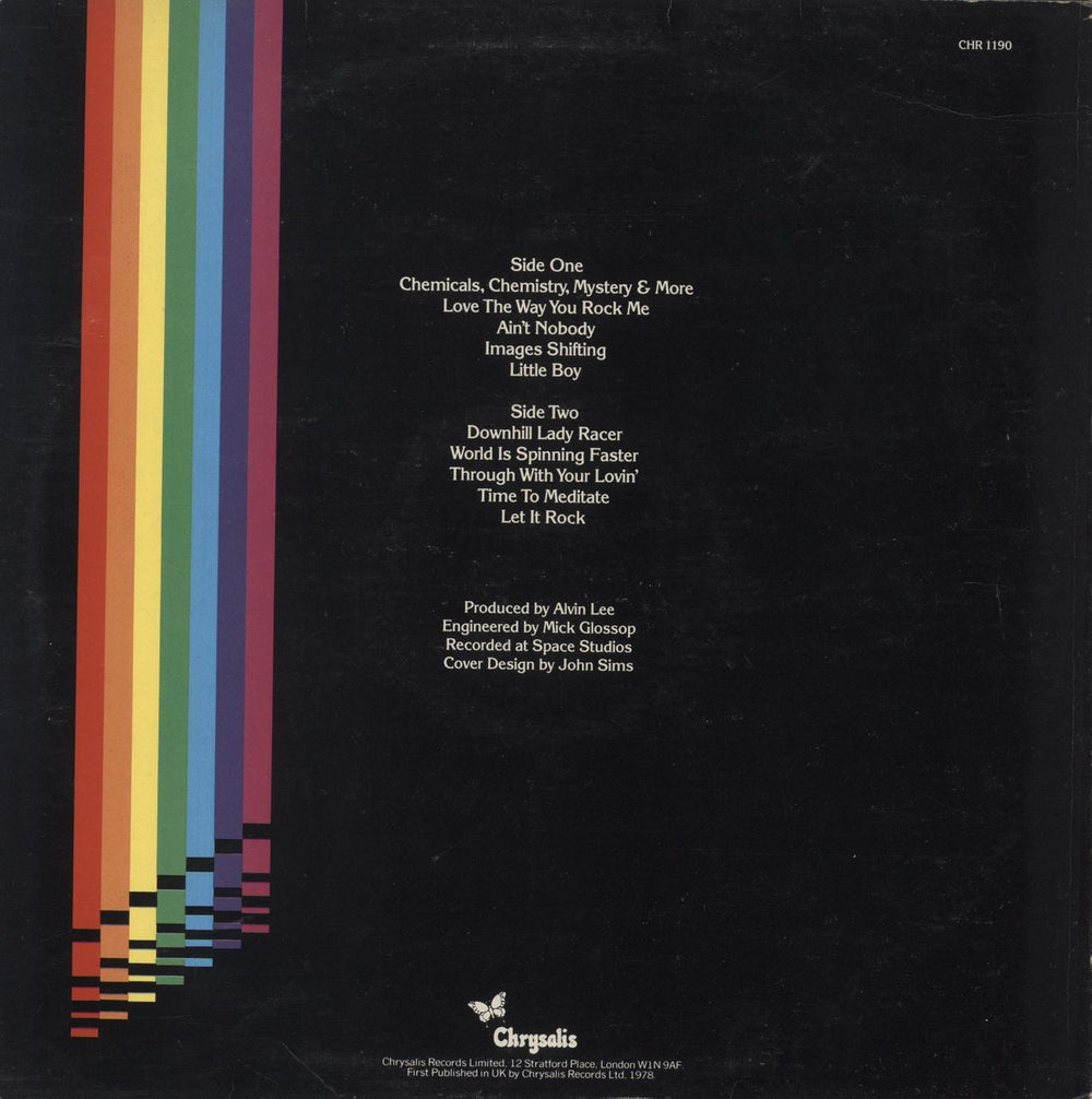 Alvin Lee Let It Rock UK vinyl LP album (LP record)