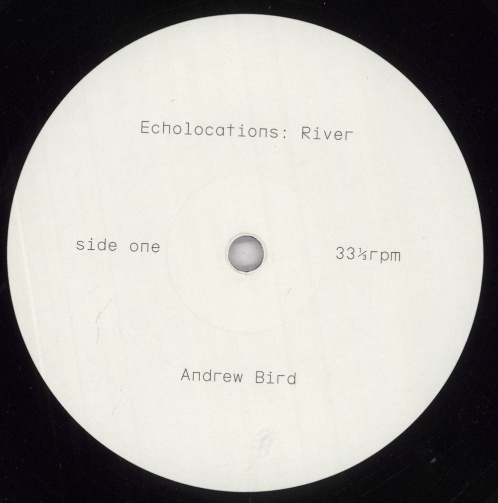 Andrew Bird Echolocations: River US vinyl LP album (LP record) ABELPEC834221