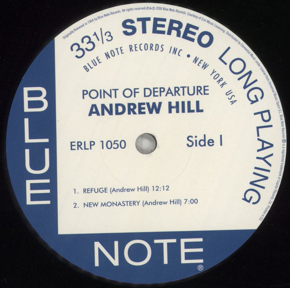Andrew Hill Point Of Departure - 180gm UK vinyl LP album (LP record) A2TLPPO853227