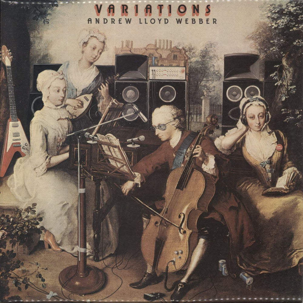 Andrew Lloyd Webber Variations - 1st - Gold Stamped Sleeve UK Promo vinyl LP album (LP record) MCF2824