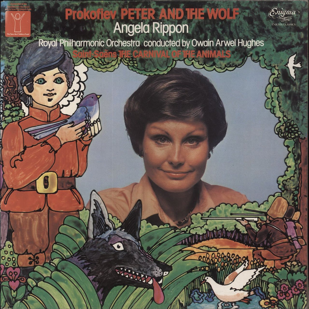 Angela Rippon Peter And The Wolf / The Carnival Of The Animals UK vinyl LP album (LP record) VAR1047