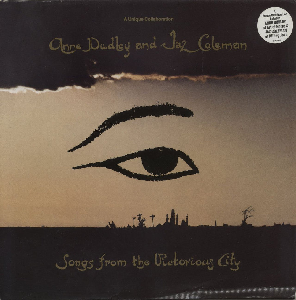 Anne Dudley & Jaz Coleman Songs From The Victorious City UK vinyl LP album (LP record) 847098-1