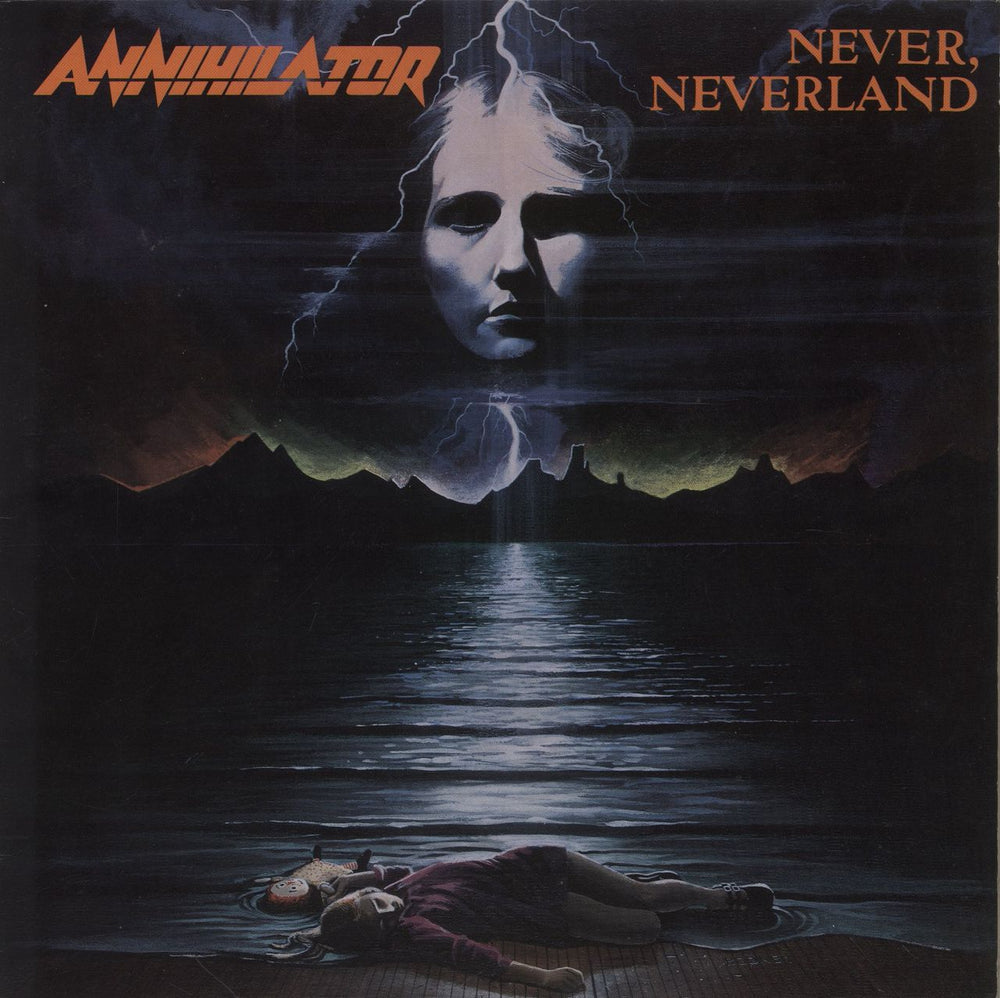 Annihilator Never, Neverland Dutch vinyl LP album (LP record) RR9374-1