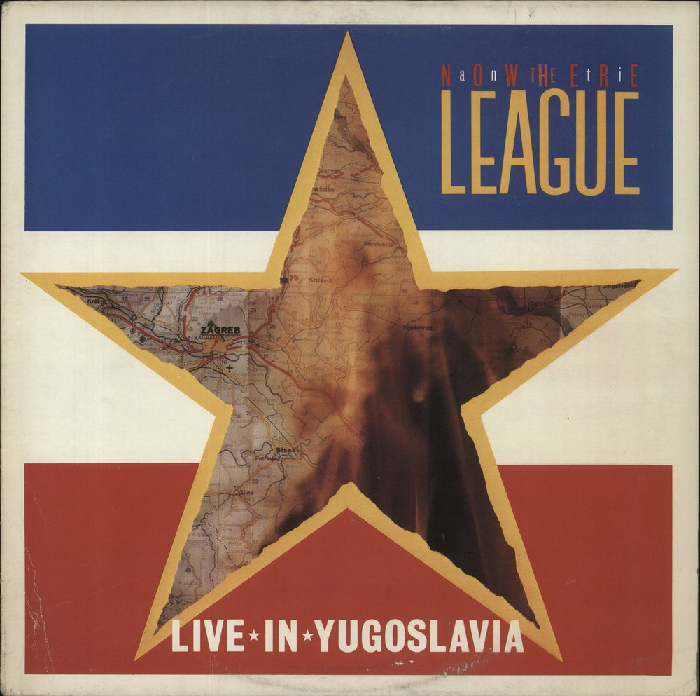 Anti-Nowhere League Live In Yugoslavia - Uncensored - VG UK vinyl LP album (LP record) NOSE3