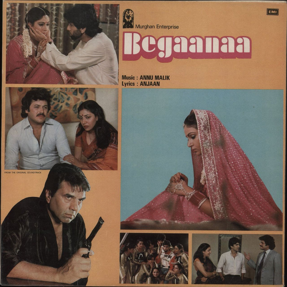 Anu Malik Begaanaa Indian vinyl LP album (LP record) PMLP1103