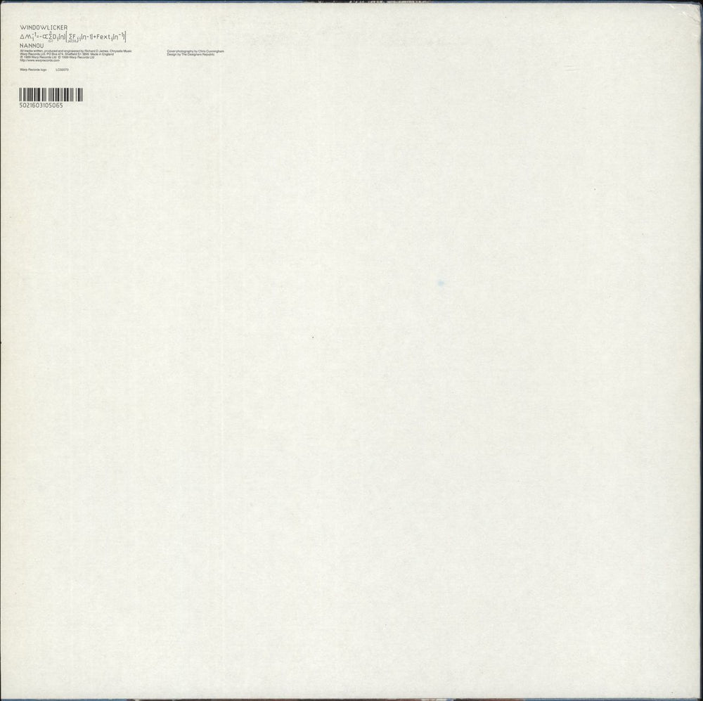 Aphex Twin Windowlicker - 1st UK 12" vinyl single (12 inch record / Maxi-single) 5021603105065
