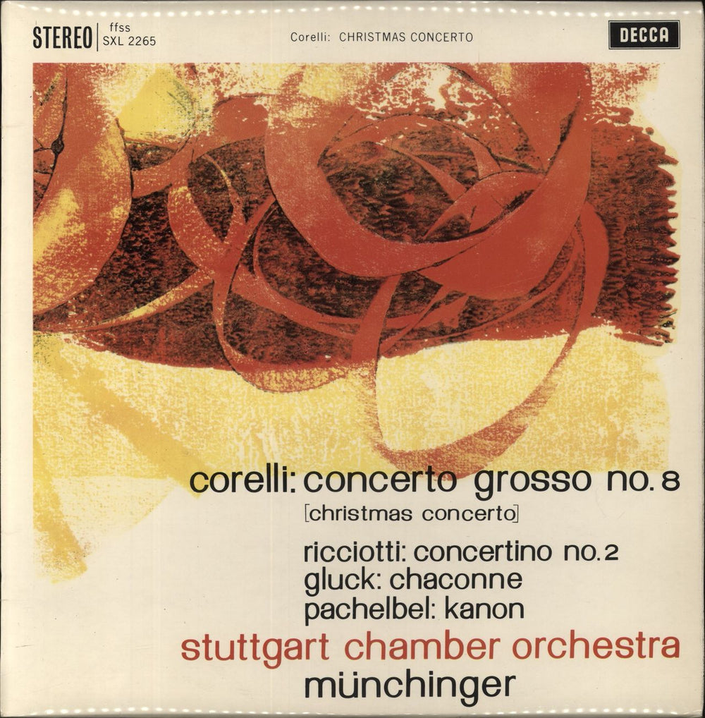 Arcangelo Corelli Corelli: Concerto Grosso No.8 (Christmas Concerto) UK vinyl LP album (LP record) SXL2265