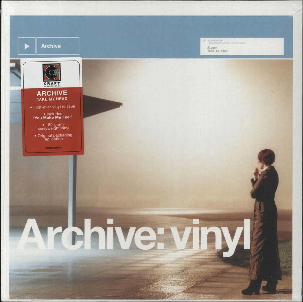 Archive Take My Head - 180g - Sealed UK vinyl LP album (LP record) CR00464