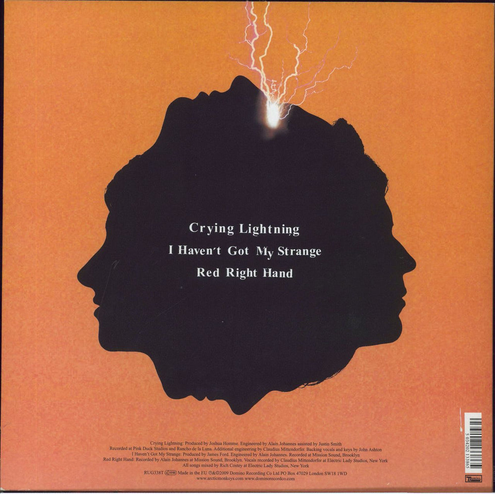 Arctic Monkeys Crying Lightning UK 10" vinyl single (10 inch record) 5034202133865