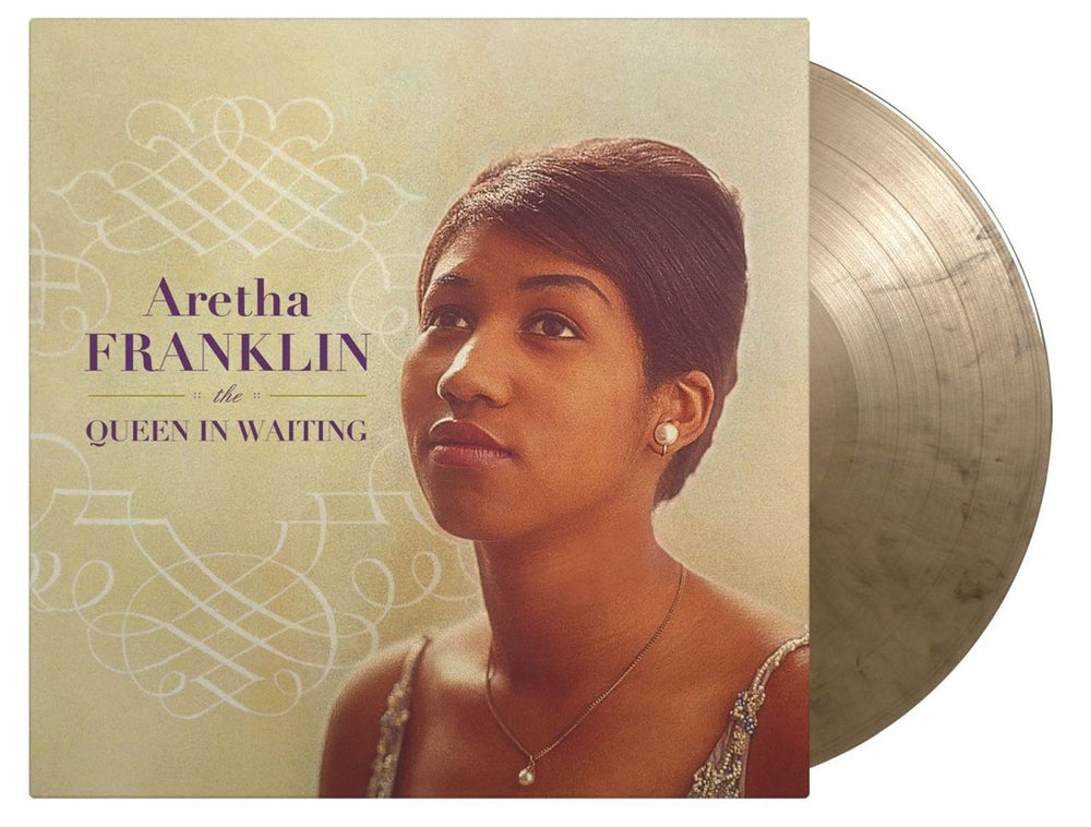 Aretha Franklin The Queen In Waiting (The Columbia Years 1960-1965) - Gold & Black Marbled Vinyl 180 Gram UK 3-LP vinyl record set (Triple LP Album) MOVLP2968