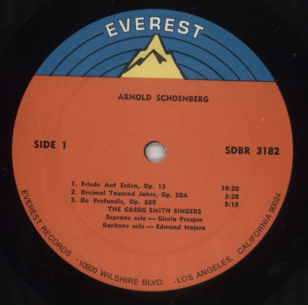 Arnold Schoenberg The Choral Music Of Arnold Schoenberg US vinyl LP album (LP record) S4VLPTH855855