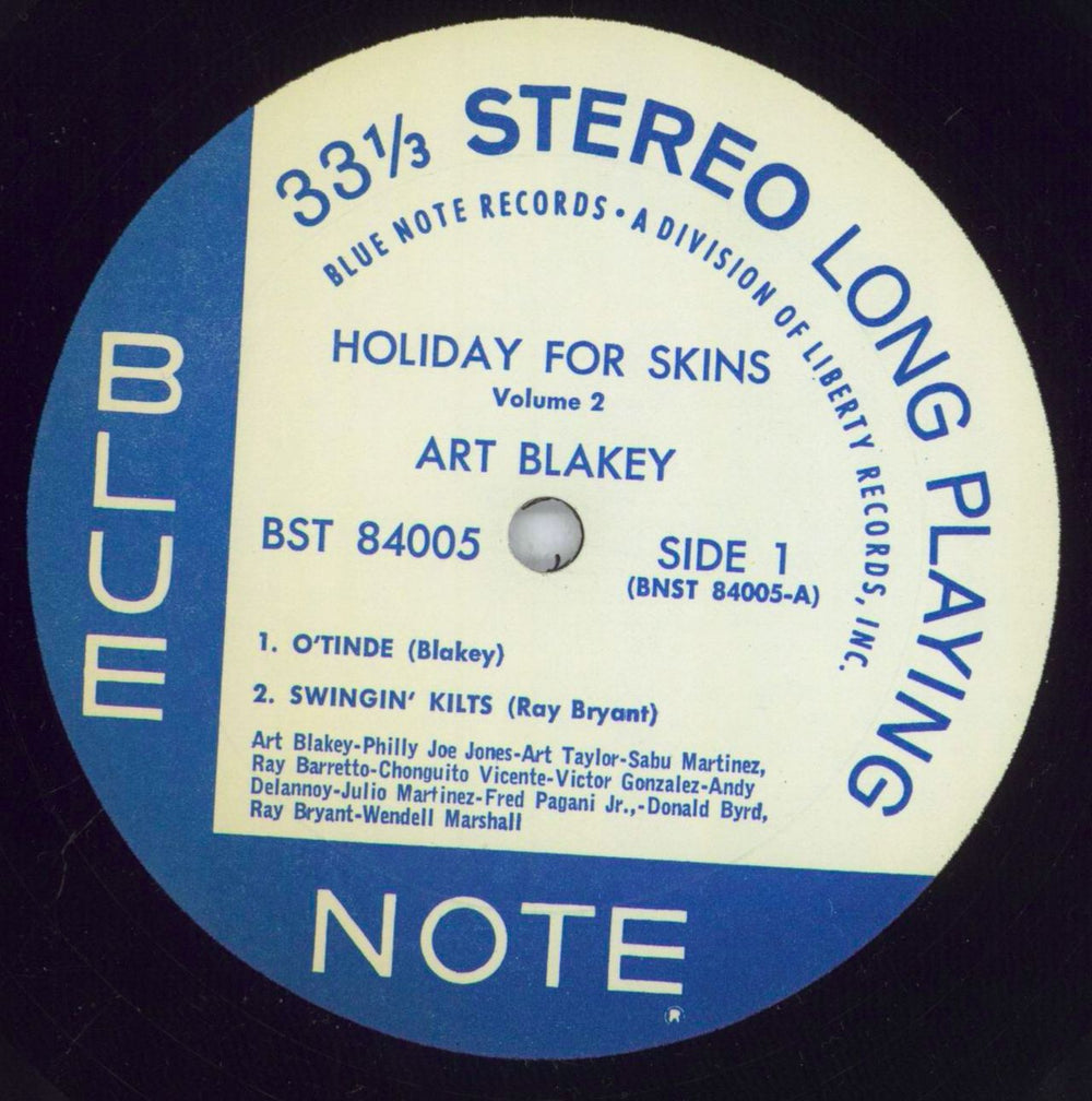 Art Blakey & The Jazz Messengers A Message From Blakey - Holiday For Skins Vol. 2 - Division Of Liberty US vinyl LP album (LP record) AB4LPAM833583