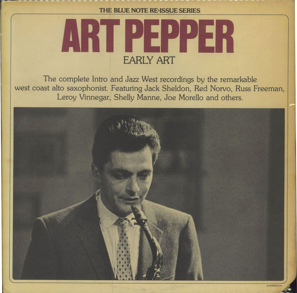 Art Pepper Early Art US 2-LP vinyl record set (Double LP Album) BN-LA591-H2
