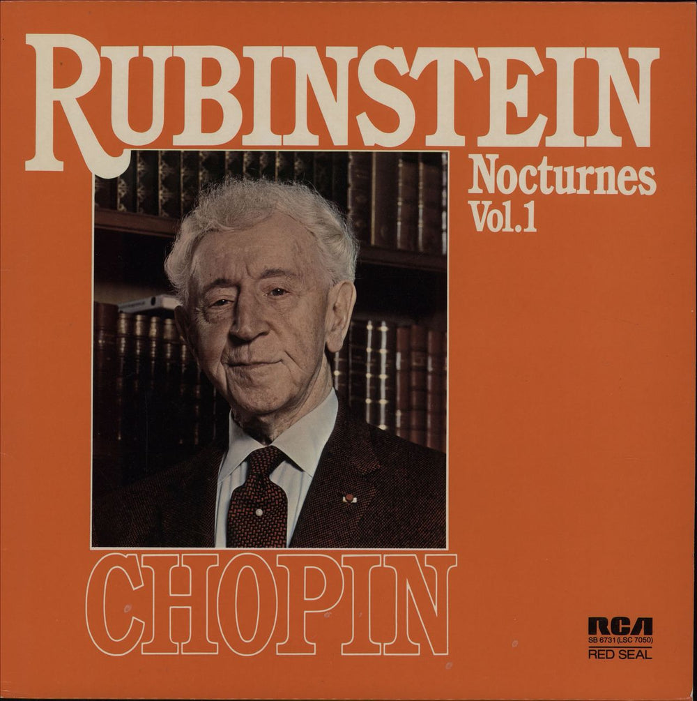 Artur Rubinstein Chopin: Nocturnes Vol. 1 - 2nd UK vinyl LP album (LP record) SB6731