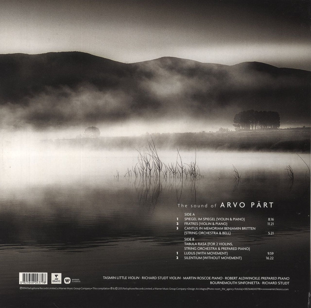 Arvo Pärt The Sound Of Arvo Pärt UK vinyl LP album (LP record) 825646043798
