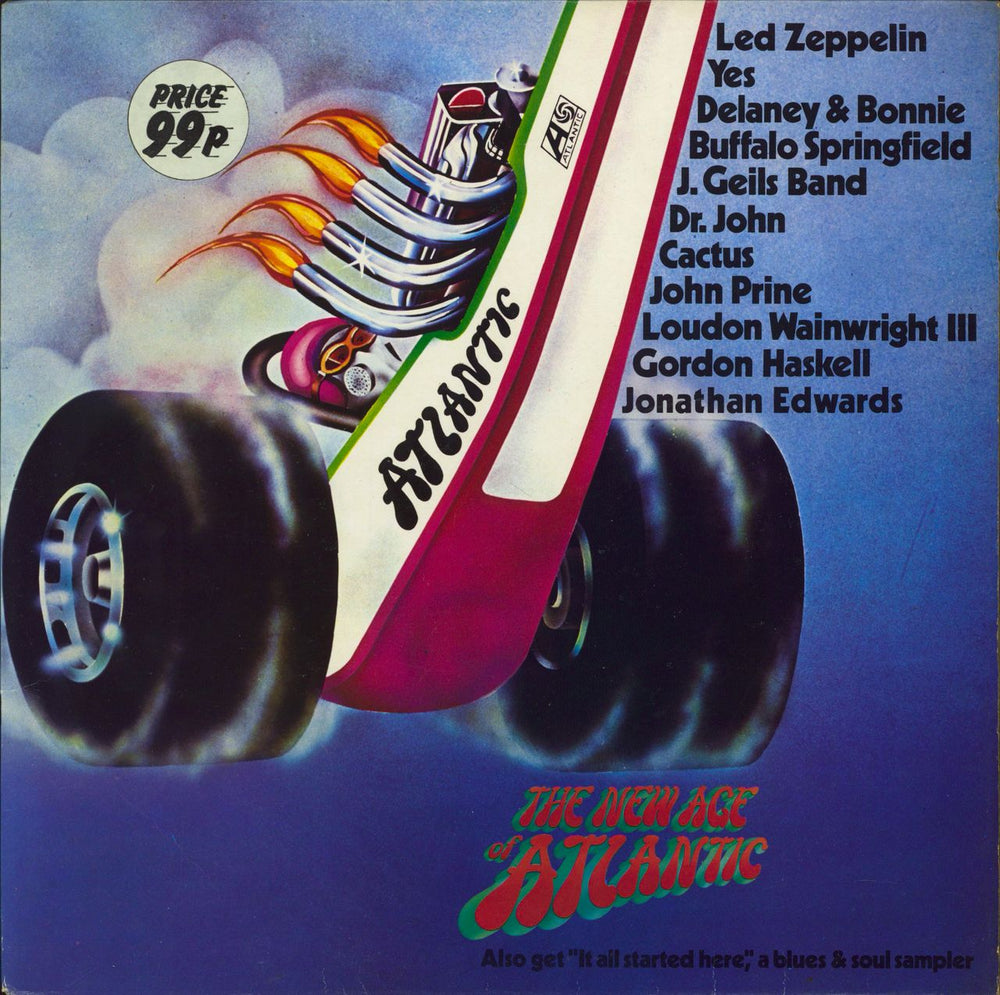 Atlantic Records The New Age Of Atlantic - Price Stickered UK vinyl LP album (LP record) K20024