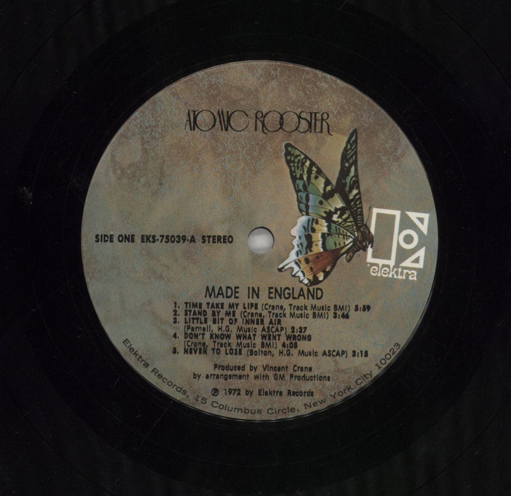Atomic Rooster Made In England US vinyl LP album (LP record) ATMLPMA302302