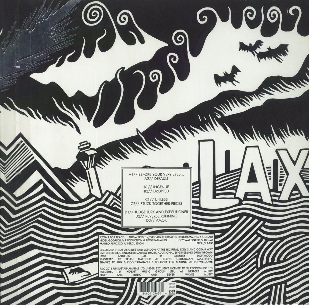 Atoms For Peace Amok: Deluxe Edition UK 2-LP vinyl record set (Double LP Album) 634904158316