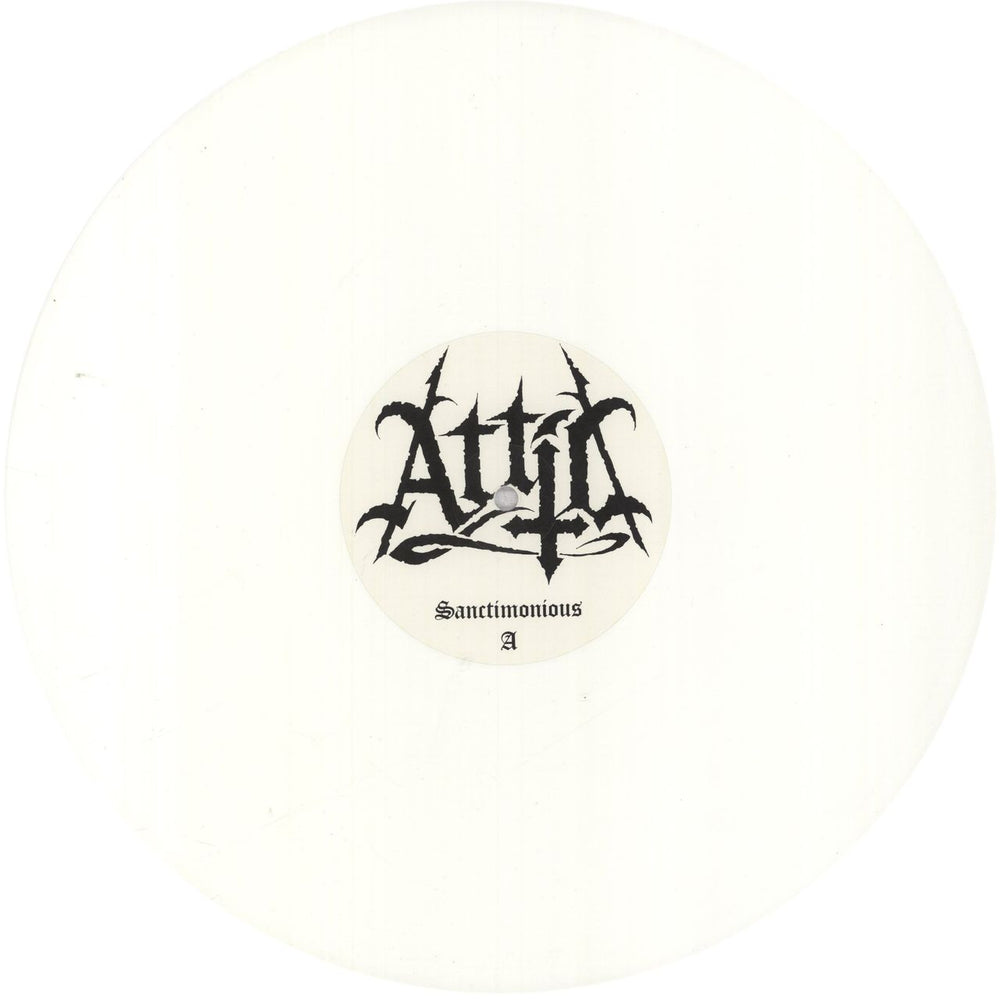 Attic [Metal] Sanctimonious - 180g White Vinyl German 2-LP vinyl record set (Double LP Album) 7Z62LSA844121