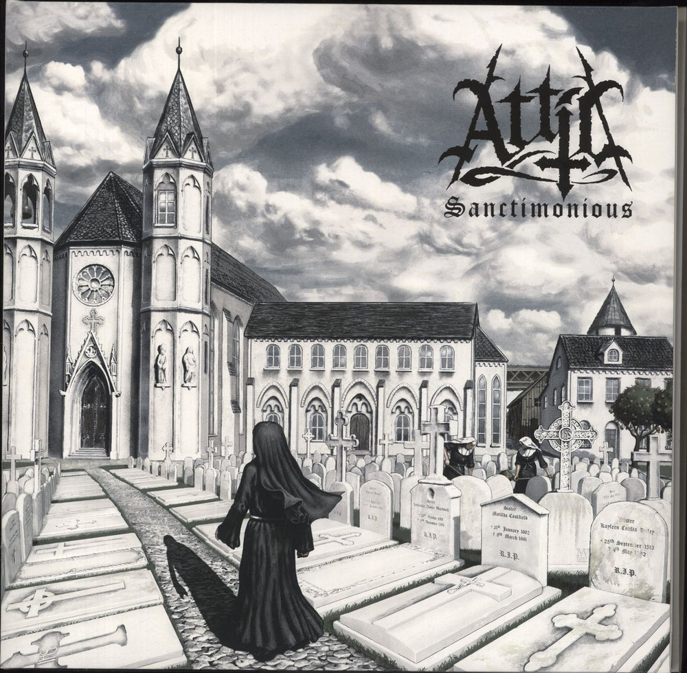 Attic [Metal] Sanctimonious - 180g White Vinyl German 2-LP vinyl record set (Double LP Album) VAN220