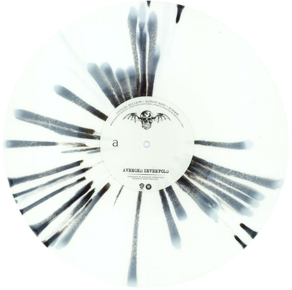 Avenged Sevenfold Avenged Sevenfold - Black And White Splatter Vinyl US 2-LP vinyl record set (Double LP Album) A7F2LAV876688