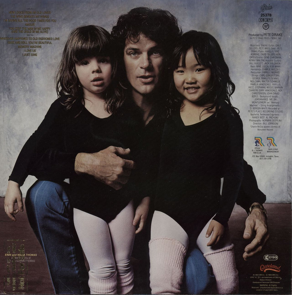 B.J. Thomas New Looks Dutch vinyl LP album (LP record)