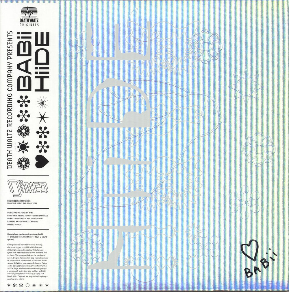 Babii Hiide - Clear With White Splatter Vinyl - Autographed UK vinyl LP album (LP record) DWO265