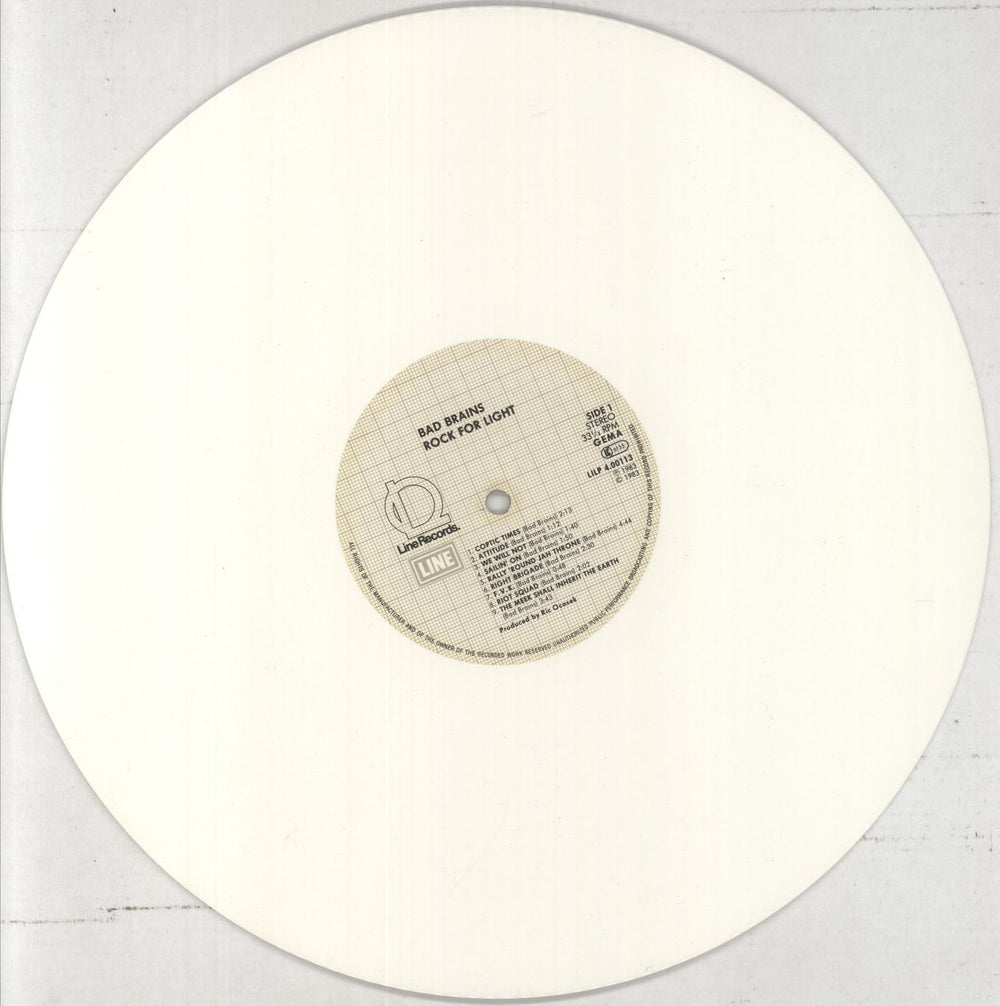 Bad Brains Rock For Light German vinyl LP album (LP record) BN8LPRO859865