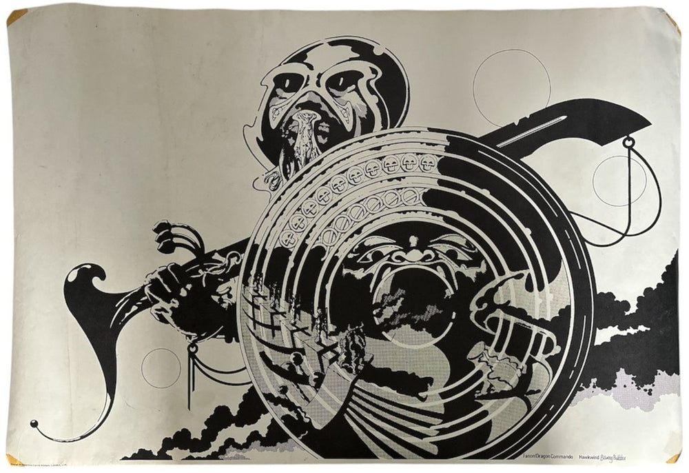 Barney Bubbles Hawkwind Posters - Complete Set UK poster