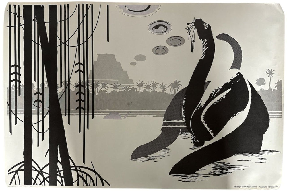 Barney Bubbles Hawkwind Posters - Complete Set UK poster E4UPOHA854780