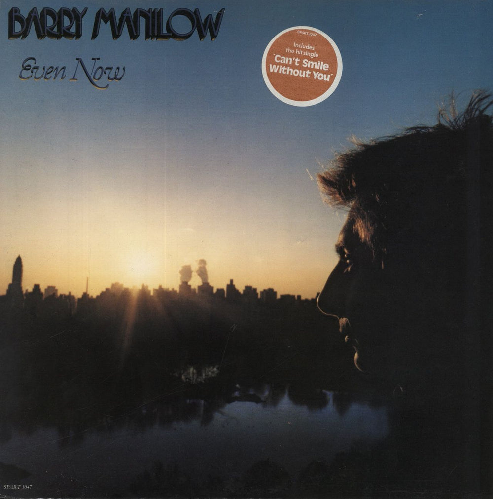 Barry Manilow Even Now - Hype Stickered Sleeve UK vinyl LP album (LP record) SPART1047